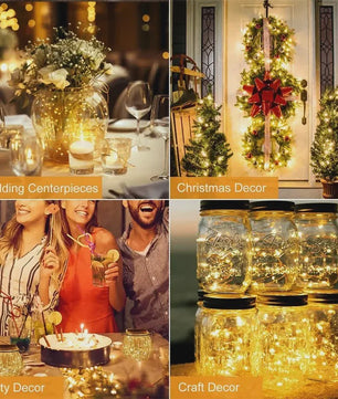 Waterproof LED Lichtketting - 1M t/m 10M - Feestelijke Decoratie voor Binnen & Buiten