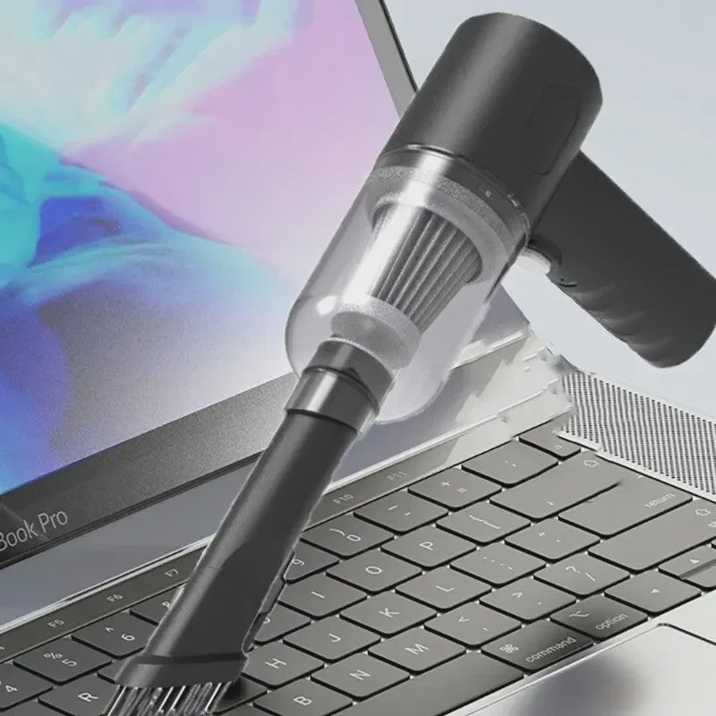 Draadloze Auto Stofzuiger 9000Pa - Krachtige Mini Stofzuiger, USB Oplaadbaar, Nat & Droog Gebruik