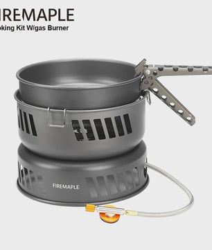 Fire-Maple Complete Kookset met Gasbrander - Outdoor Kampeeruitrusting voor Hiking & Picnic