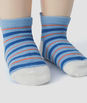6 Paar Katoenen Kindersokken met Antislip & Leuke Dierenprints - Perfect voor Peuters en Jongens, het Hele Jaar Door