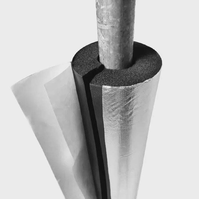 Zelfklevende Schuim Pijpisolatie met Aluminiumfolie - 16-60mm