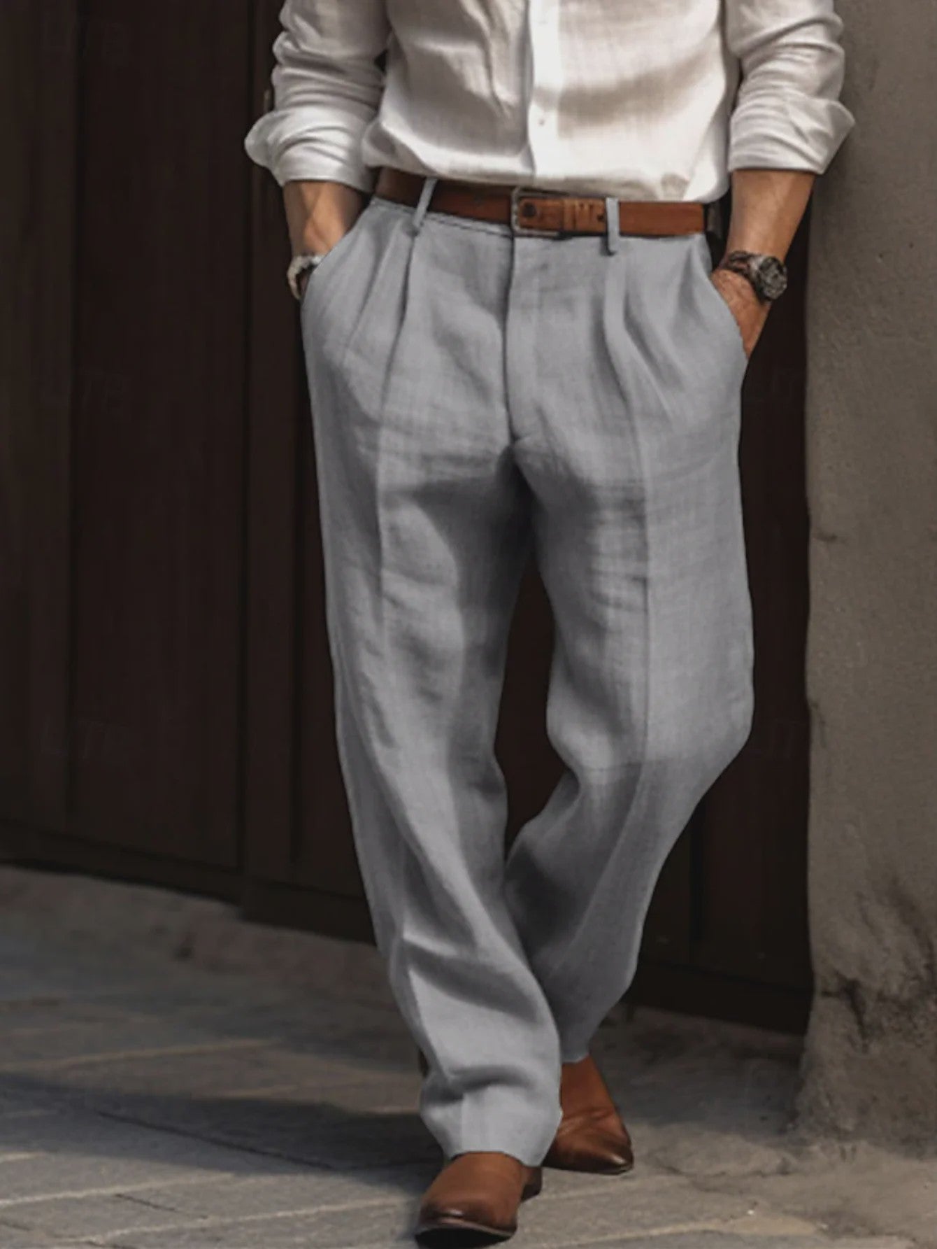 Linnen Heren Broek - Ademend & Lichtgewicht voor Zomer & Casual Chic