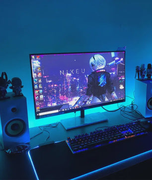 RGBIC LED Strip Verlichting voor Monitor (24-34 Inch) - APP & Muziek Sync