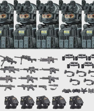 Bouwstenen Militaire Special Forces Commando Figuren met Wapens