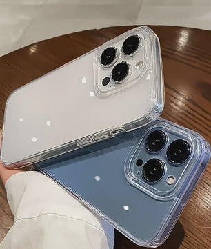 Luxe Transparante Schokbestendige Hardcase Hoes voor iPhone 11 t/m 18 Pro Max