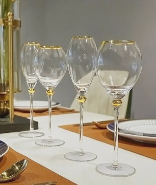 2pcs Light Luxury High-end Crystal Cup Red Wine Glass Set Tall Glass Party Wine Glass Glasses DrinkingGlasses for ChampagneFlute