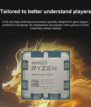 AMD Ryzen 5 7500F Processor: 6 Cores, 12 Threads, 5.0GHz, AM5 Socket - Krachtige Gaming CPU