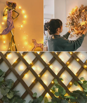 Sfeervolle Koperdraad LED Lichtjes Slingers - Waterdicht & Veelzijdig voor Buiten, Feest, Kerst