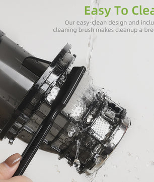 BioloMix Slowjuicer met 78mm Vulopening - Krachtige 200W Motor voor Hele Vruchten