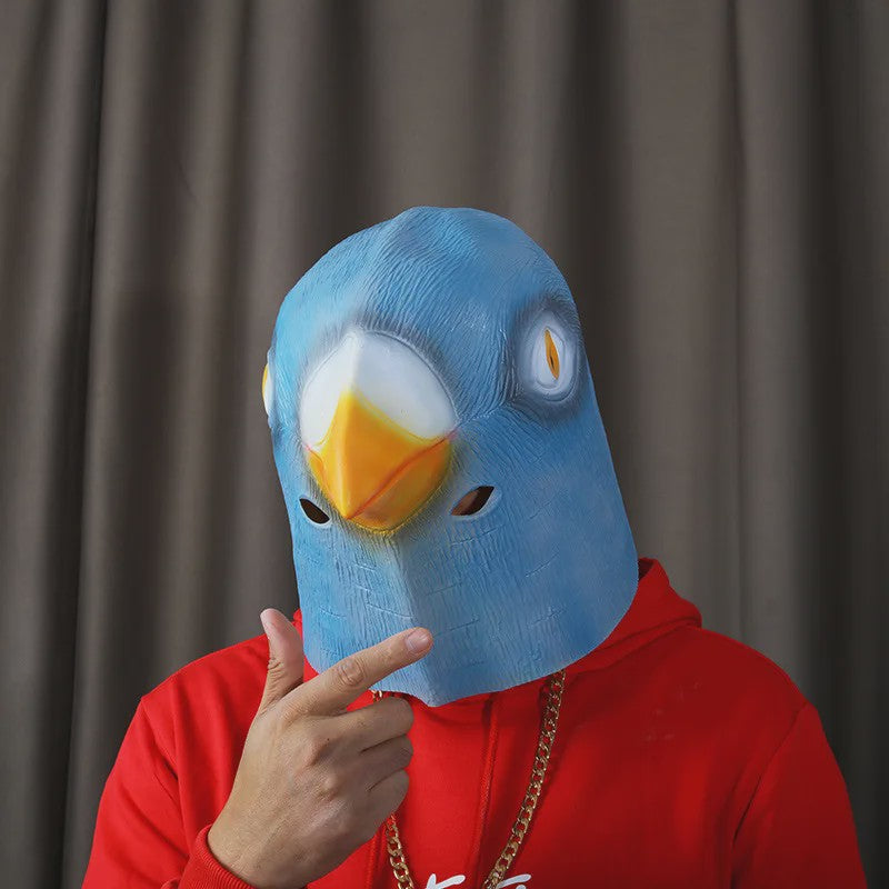 Grappig Duivenmasker - Vogelkop Kostuum voor Feestjes & Halloween