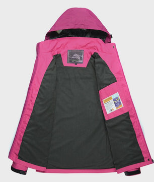 Dames Waterdichte Outdoor Jas - Winddicht & Ademend voor Wandelen, Kamperen & Reizen