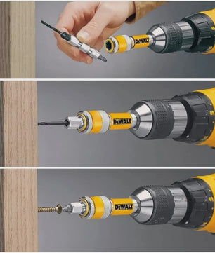 DEWALT DW2700 #6 Drill Drive Set: 2-in-1 Verstelbare Verzonken Boor en Schroefbit