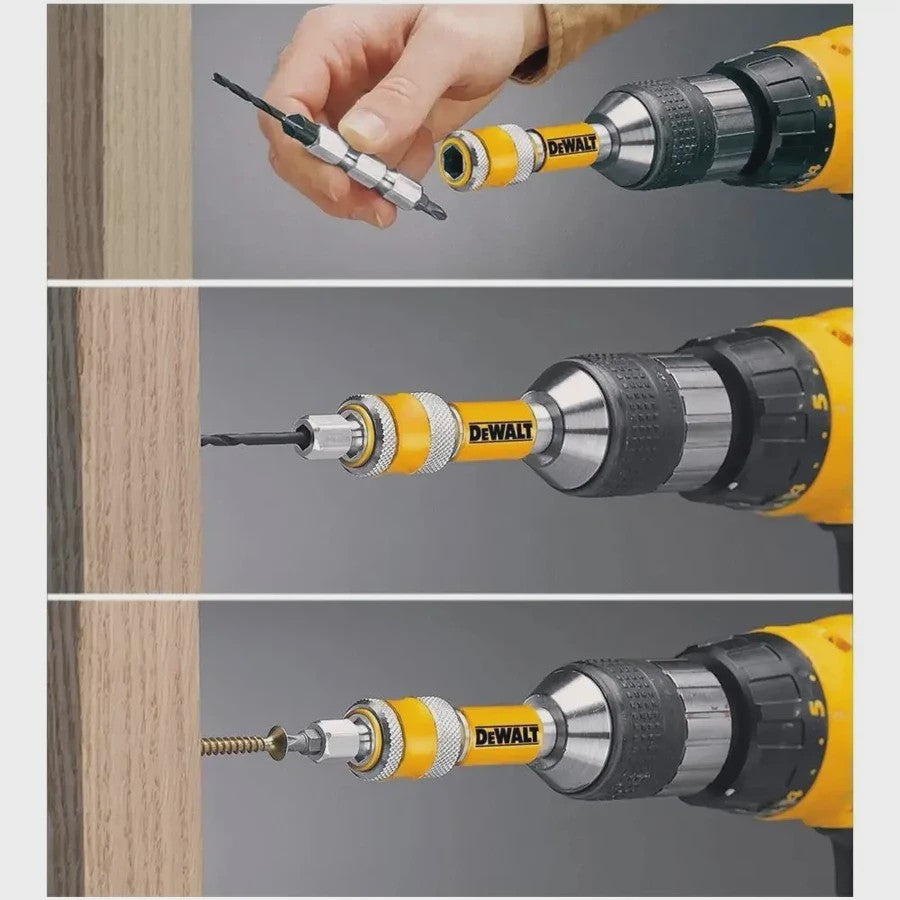 DEWALT DW2700 #6 Drill Drive Set: 2-in-1 Verstelbare Verzonken Boor en Schroefbit