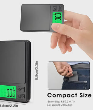 Precisie Keukenweegschaal 0.01g - Digitale Weegschaal voor Voedsel & Sieraden met LCD