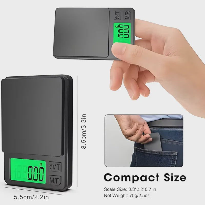 Precisie Keukenweegschaal 0.01g - Digitale Weegschaal voor Voedsel & Sieraden met LCD