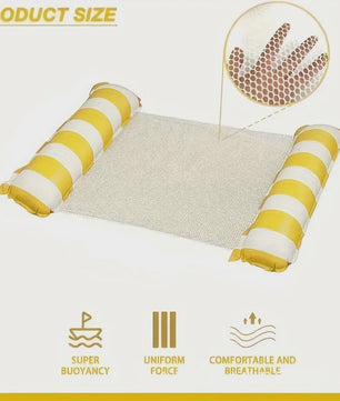 Opblaasbare Waterhangmat 4-in-1: Lounger, Zadel, Stoel & Drifter