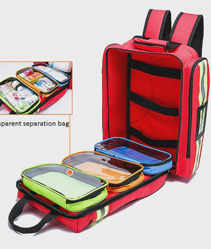 Noodhulp Rugzak - Grote Capaciteit EHBO Kit & Medische Organizer