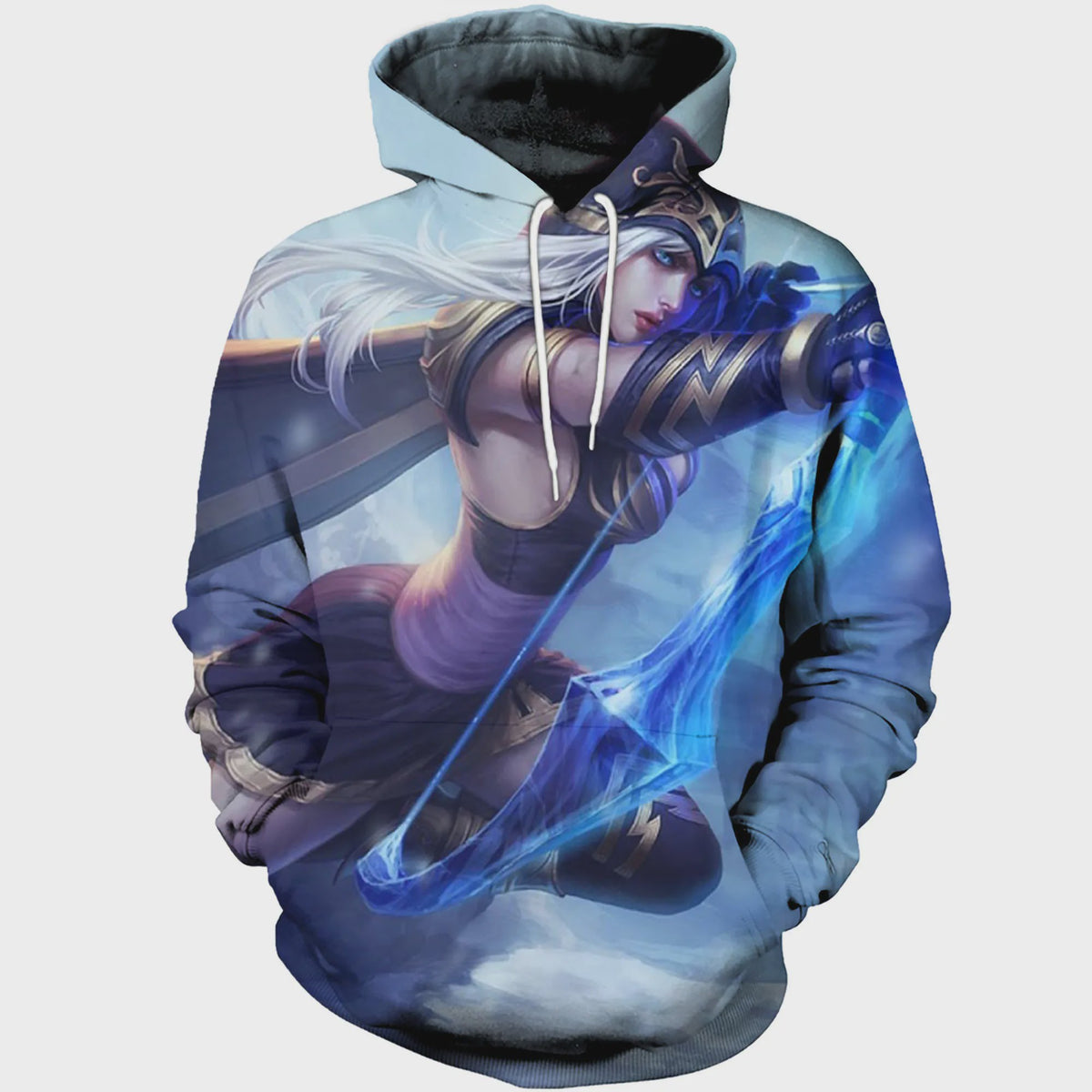 League of Legends Arcane Hoodie met 3D Print - Jinx Design voor Dames, Heren & Kinderen