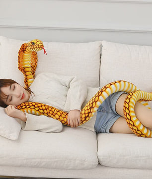 Pluche Cobra Slang Knuffel - Verkrijgbaar in 80, 170 & 240cm
