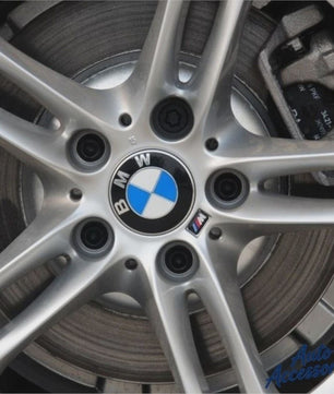 4x BMW M Performance Logo Embleem Stickers - Stuurwiel, Velgen & Interieur