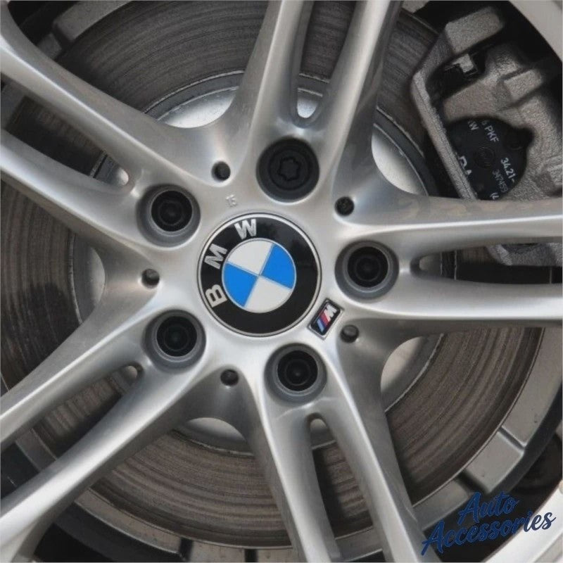 4x BMW M Performance Logo Embleem Stickers - Stuurwiel, Velgen & Interieur