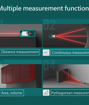 INKERSI Laser Afstandsmeter 40M/70M/120M - Digitale Meetlint met Hoge Precisie