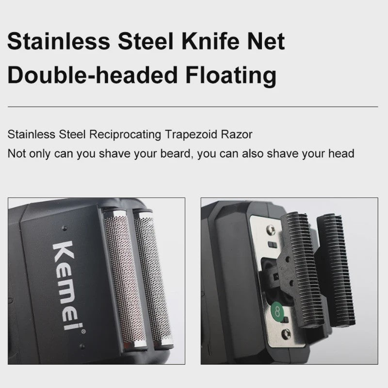 Kemei Professionele Heren Trimmer Kit - Elektrische Baard- en Haarklipper KM-2290/KM-2293/KM-1102