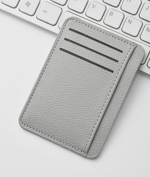 Ultra-dunne PU Lederen Creditcard Portemonnee - Zakformaat Kaarthouder