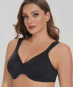 MELENECA Plus Size BH - Naadloze Minimizer met Beugel voor Optimaal Comfort