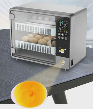 Volautomatische Broedmachine voor 24 Eieren met Lade-Type Automatische Draaier en Touchscreen