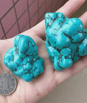 Ruwe Turquoise Kristal - Natuurlijke Energie Steen voor Healing en Decoratie