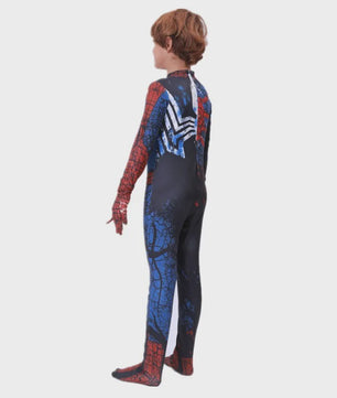 Kinder Superhero Spider-Man Onesie - Feestelijk Verkleedkostuum voor Kinderen