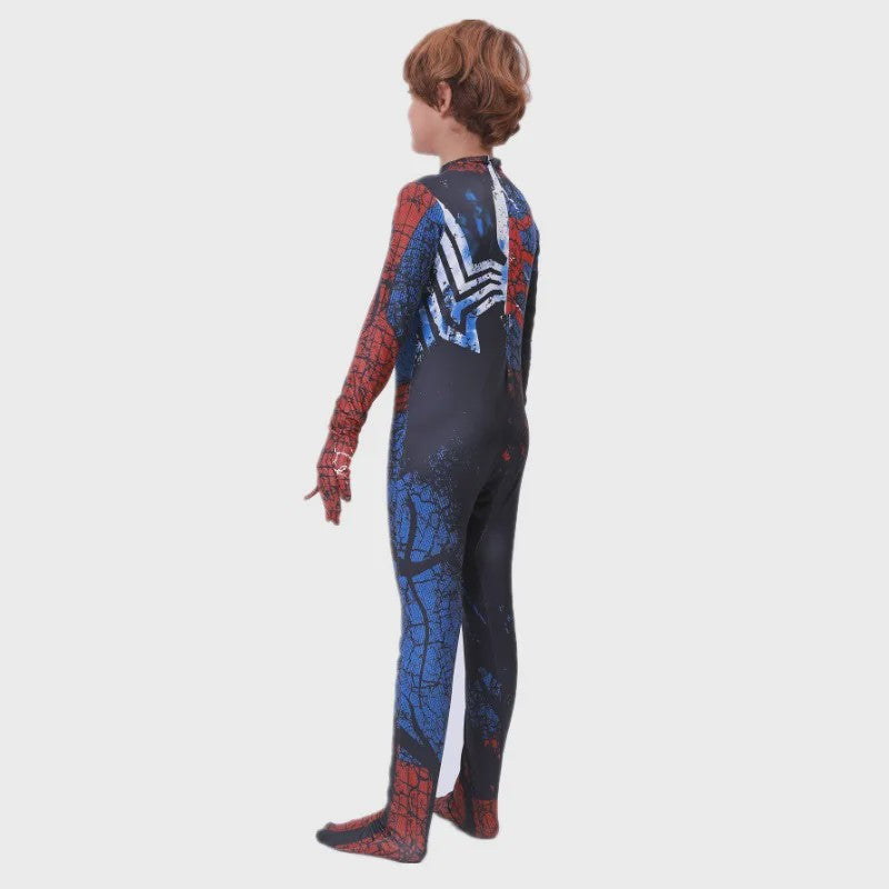 Kinder Superhero Spider-Man Onesie - Feestelijk Verkleedkostuum voor Kinderen