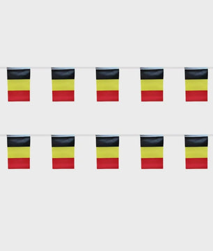 Belgische Slingervlaggetjes - 20 Stuks - 5.5 Meter - Feestdecoratie