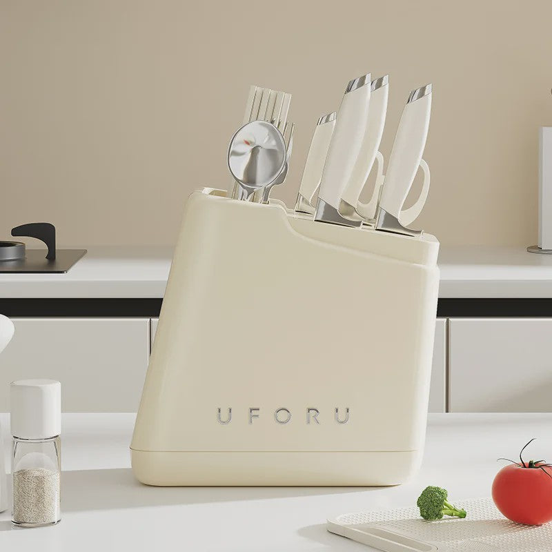 Multifunctionele Messenhouder & Keuken Organizer - Stijlvol en Praktisch