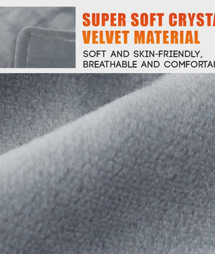 Elektrische Verwarmingsdeken 60x90cm - Zachte Velvet Plaid voor Bank, Bed & Bureau - Warmte voor Rug, Nek en Buik