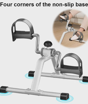 Compacte Fiets Hometrainer voor Onder Bureau - Ideaal voor Revalidatie en Beweging