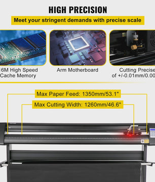 SucceBuy Vinyl Cutter Plotter 28-53 Inch met LCD, Stand en SIGNMASTER Software