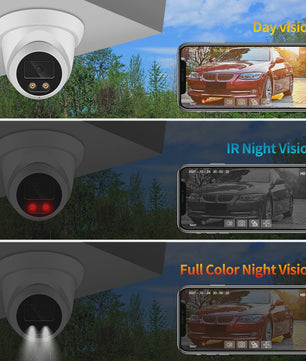 4K 8MP IP Camera met Audio, PoE, H.265, Onvif, Wide Angle & AI Kleuren Nachtzicht