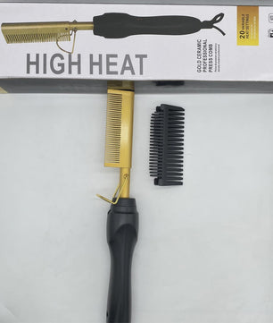 Professionele Stijltang Kam - Snel en Gemakkelijk Glad Haar met 20 Warmtestanden