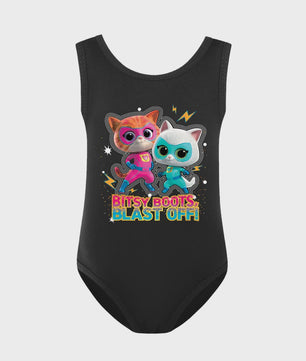 Super Kitties Kinder Zwempakje - Meisjes Badpak met Gabby Katten Print