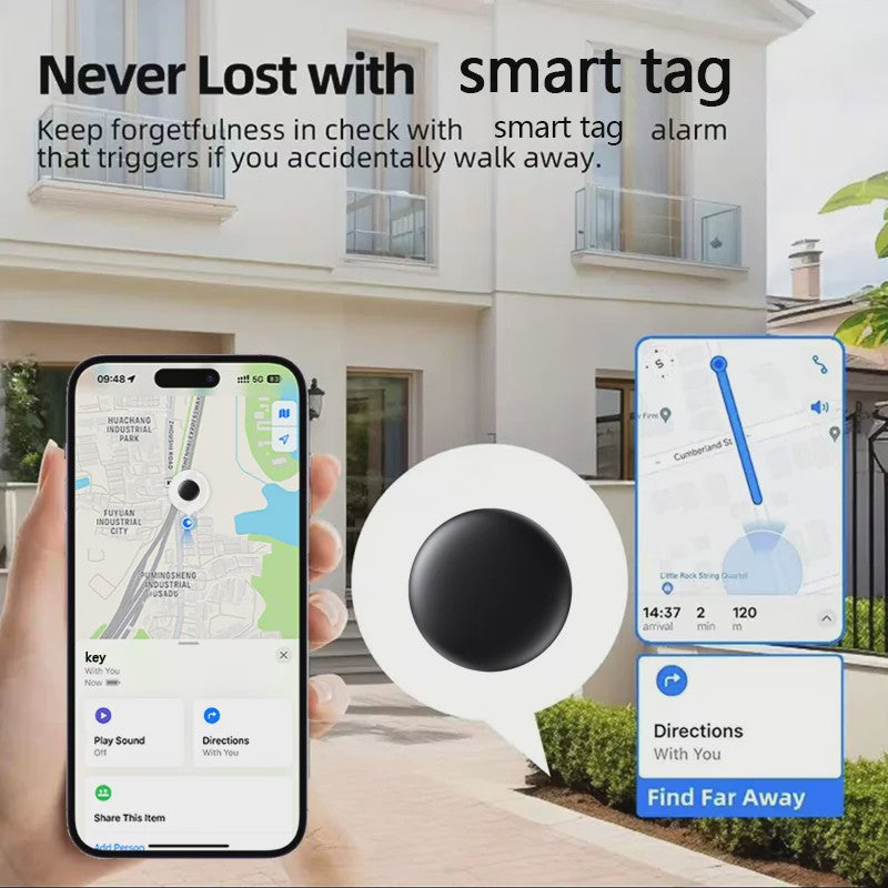 4x Apple Find My Smart Tracker Tags met Magneet & Siliconen Hoes - Anti-verlies Tracker