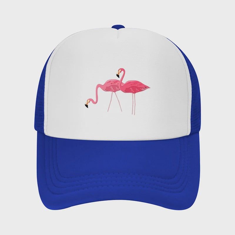 Unisex Petten met Flamingo Print - Ademend en Zonwerend