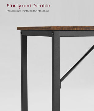 Industriële Bureau / Computertafel 100x50 cm - Stijlvol en Functioneel