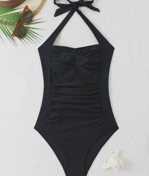 Dames Halter Nek Tankini Badpak met Push-Up en Tummy Control - Zomer Strandkleding