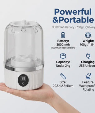 Draagbare Mini Wasmachine voor Ondergoed & Babykleding - Geen Installatie Nodig