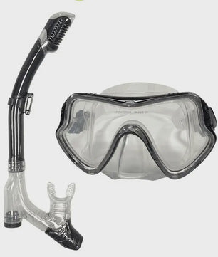 Professionele Duikset: Duikbril met Snorkel voor Zwemmen en Duiken