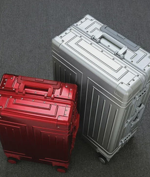 Luxe Aluminium Trolley Koffer - Hoge Capaciteit & Universele Wielen