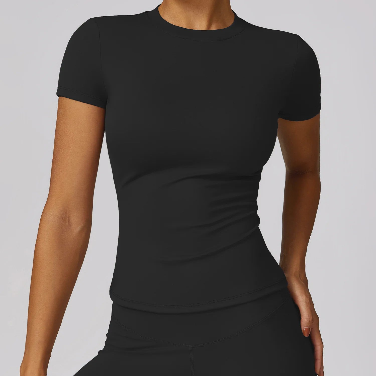NCLAGEN Sport T-shirt Dames - Ademend & Stretchy Korte Mouw voor Yoga, Fitness & Hardlopen