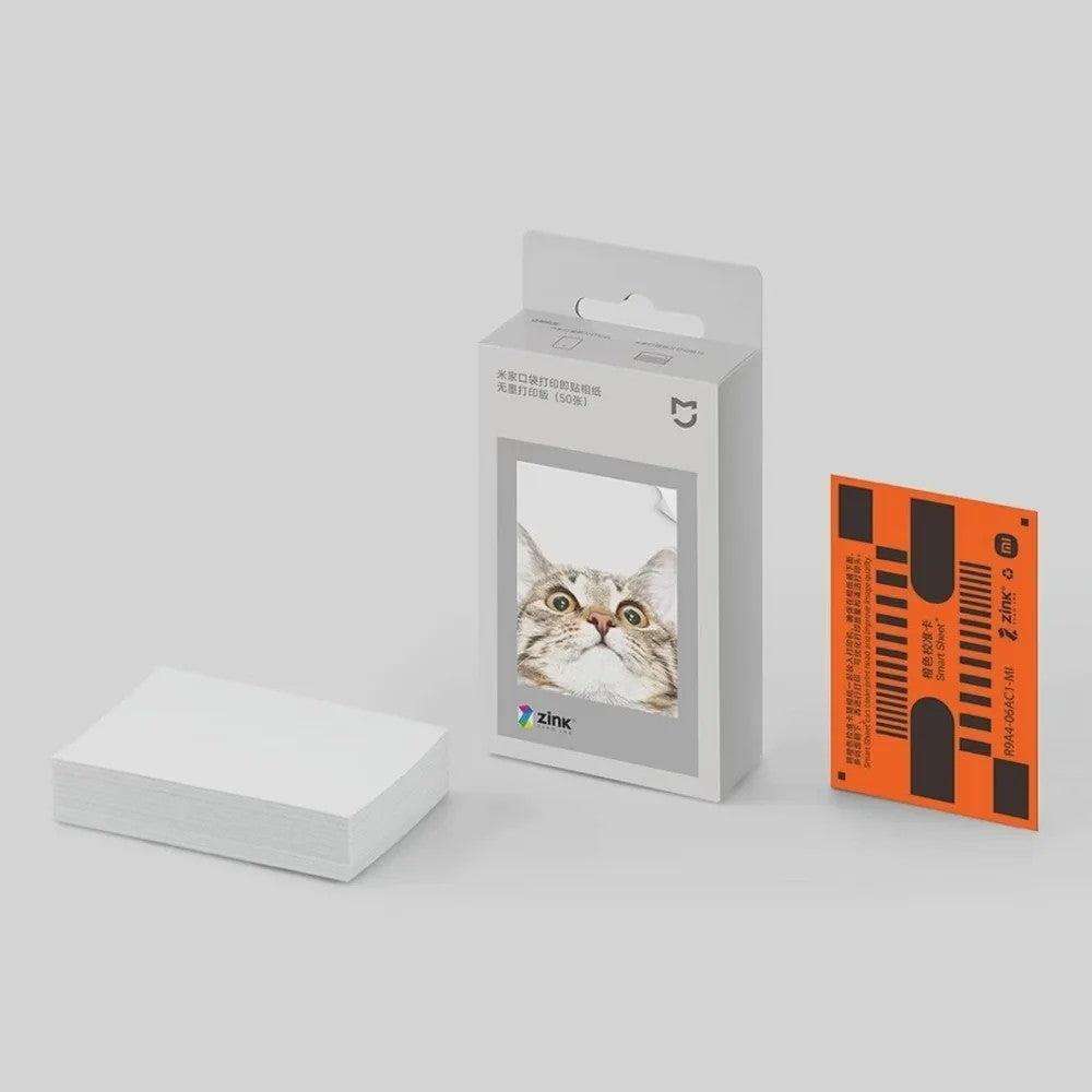 Xiaomi Mijia ZINK Pocket Printer Papier - Zelfklevend, 50 Vel, 3-inch